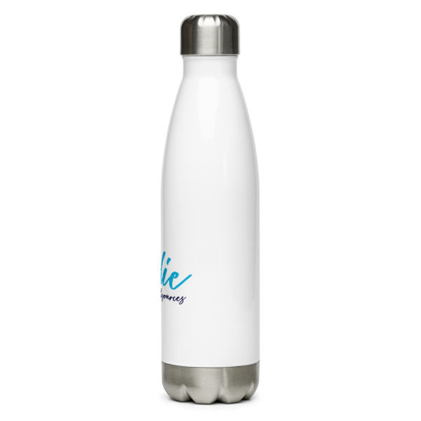 stainless steel water bottle white oz left ffc