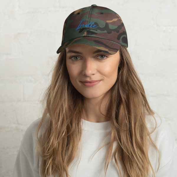 classic dad hat green camo front ada